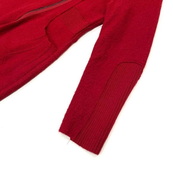 STELLA CARACASI Talk of the Town Boiled Wool
Jacket in Pomodoro - Picture 4 of 11